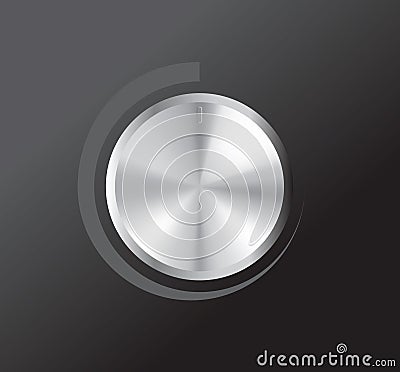 Vector volume knob Vector Illustration