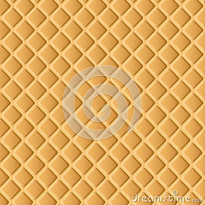 Vector Waffle Background. Vector Illustration Stock Photo