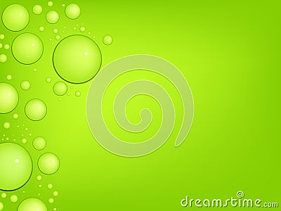 Vector water droplets Vector Illustration