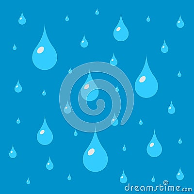 Vector watering or rain background Stock Photo
