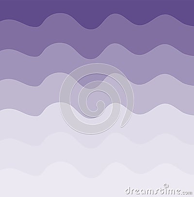 Vector Waves Background Abstract Ultra Violet Color Background Vector Illustration