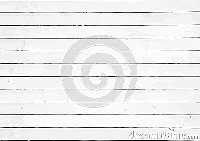 Vector white background with horizontal clear scratched wood boards Stock Photo