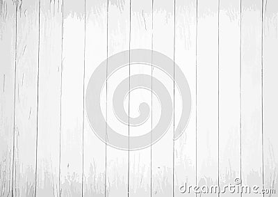 Vector white background with scratched wood boards Stock Photo
