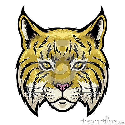 Wildcat head Vector Illustration