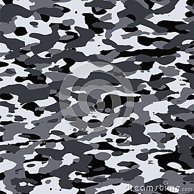 vector winter camouflage pattern Vector Illustration