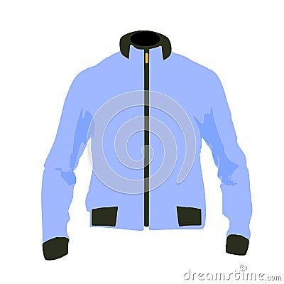 Vector winter sport jacket Vector Illustration