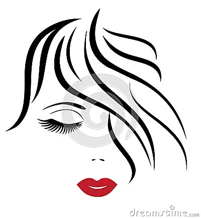 Vector Woman Face Vector Illustration