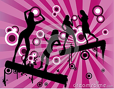 Vector women celebration Stock Photo