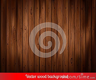 Vector wood background Vector Illustration