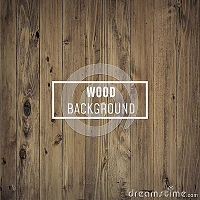 Vector wood texture background old panels. Vector Illustration