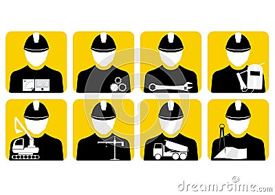 Vector workers Vector Illustration