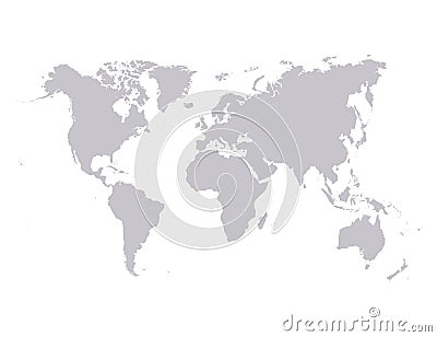 Vector world map Vector Illustration