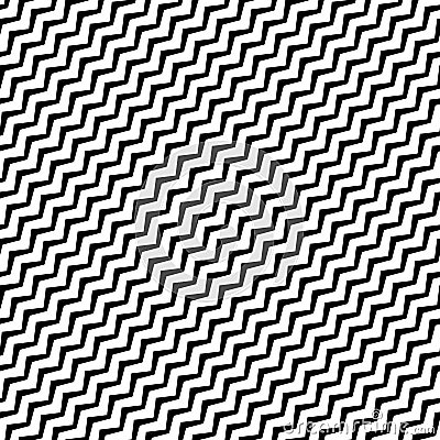 Vector Zigzag black and white Seamless Pattern. diagonal Curved Wavy Zig Zag Line Vector Illustration