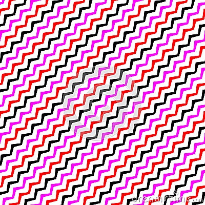 Vector Zigzag colourful Seamless Pattern. diagonal Curved Wavy Zig Zag Line Vector Illustration