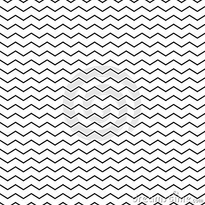 Vector zigzag seamless striped pattern Vector Illustration