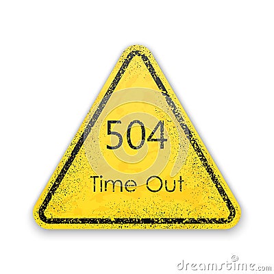 Vectors Abstract background 504 connection error server Stock Photo