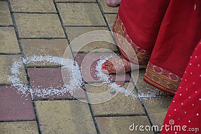 Vedic wedding Stock Photo