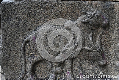 Veerabhadra temple Lepakshi India Stock Photo