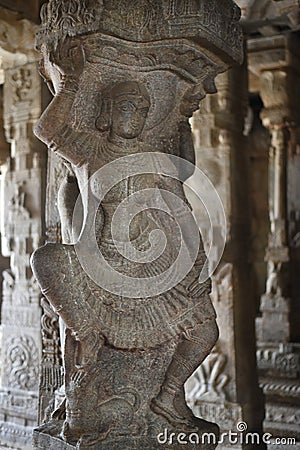 Veerabhadra temple Lepakshi India Stock Photo