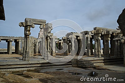 Veerabhadra temple Lepakshi India Stock Photo