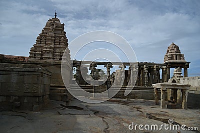 Veerabhadra temple Lepakshi India Stock Photo