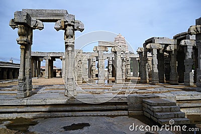 Veerabhadra temple Lepakshi India Stock Photo