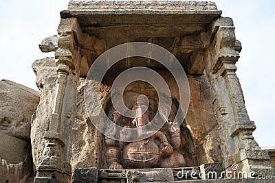 Veerabhadra temple Lepakshi India Stock Photo