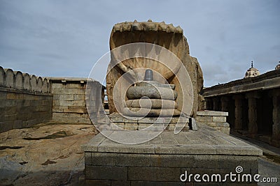 Veerabhadra temple Lepakshi India Stock Photo