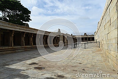 Veerabhadra temple Lepakshi India Stock Photo