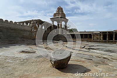 Veerabhadra temple Lepakshi India Stock Photo