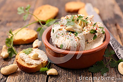 Vegan cheese Stock Photo