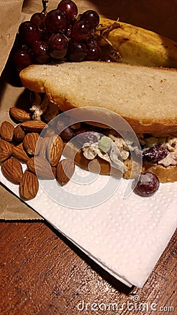 Vegan Chicken Salad Stock Photo