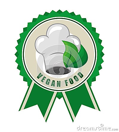 Vegan food Vector Illustration