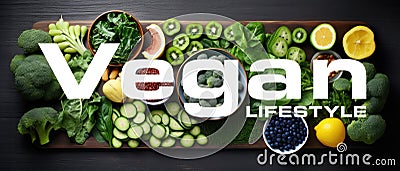 Vegan Plant Based Lifestyle Stock Photo