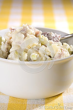 Vegan Potato Salad Stock Photo