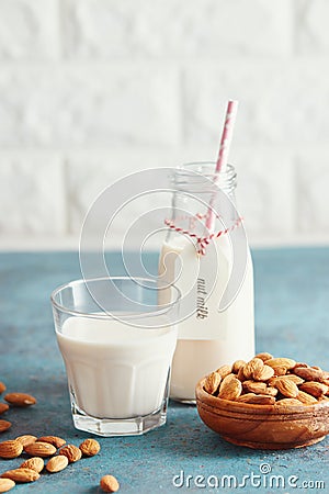 Vegan substitute dairy milk Stock Photo