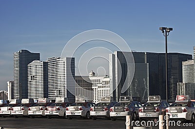 Vegas Skyline Editorial Stock Photo