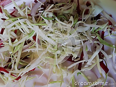 Vegetables organic food salad Stock Photo