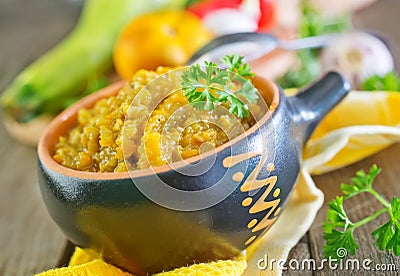 Vegetable caviar Stock Photo