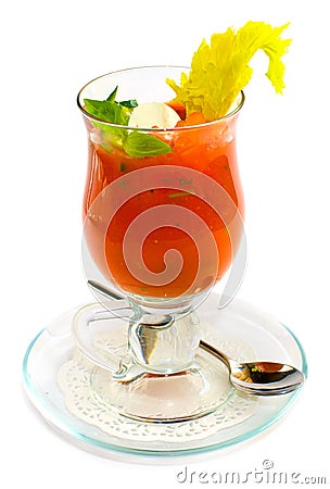 Vegetable cocktail Stock Photo