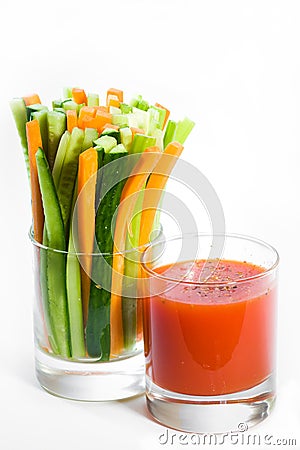 Vegetable coctail Stock Photo