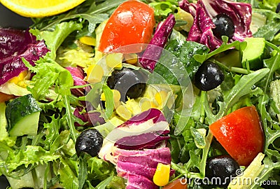 Vegetable, colored background, closeup. Color photo with food. Stock Photo