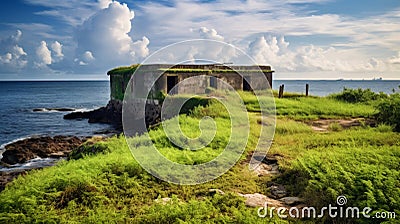 Vegetable garden with tiers in backyard Stock Photo