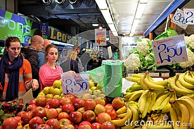 Vegetable market Editorial Stock Photo