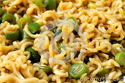 Vegetable noodles Stock Photo