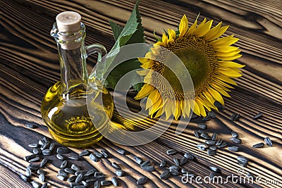 Vegetable oil Stock Photo