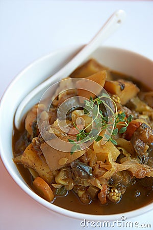 Vegetable ragout Stock Photo