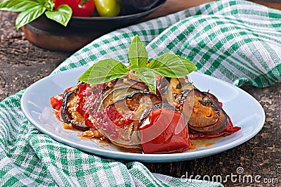 Vegetable Ratatouille Stock Photo