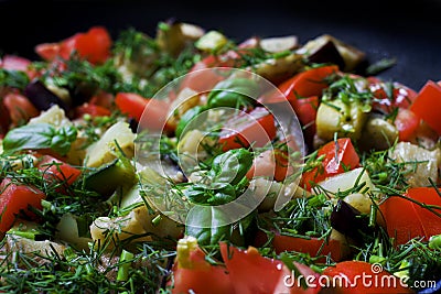 Vegetable Ratatouille Stock Photo