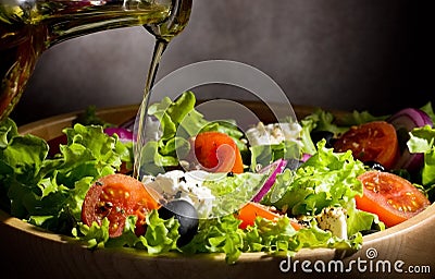 Vegetable salad Stock Photo